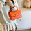 Dames schoudertas van PU-leer met strikdesign (1 stuk) 6