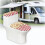 Ensemble de housse de toilette élastique à motif popcorn (1 pièce) 6