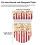 Ensemble de housse de toilette élastique à motif popcorn (1 pièce) 8