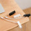 Desk Cord Organizer Silicone Clam Clip Wire Holder 3PCS 4