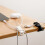 Desk Cord Organizer Silicone Clam Clip Wire Holder 3PCS 5
