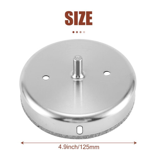 Diamond drill 125mm Diameter reamer Trepan broach for Ceramic Glass Sandstone Tile