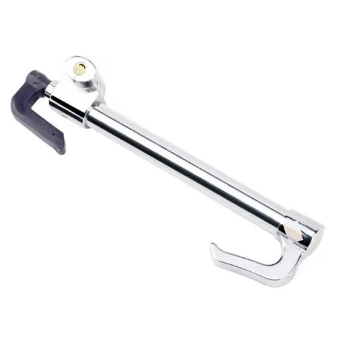 General Car Brake Lock Steering Wheel Lock Retractable Double Hook Car Clutch Pedal Lock Security 1