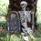 Skumgravstenmonument Halloweenträdgårdsprop 1 st 4