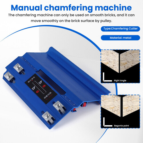 45 Degree Chamfering Cutter Stone Cutting Machine Marble Tile Ceramic Chamfering Cutter Mill Beveled Cutter Chamfer