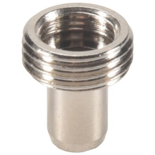 6Pcs Ceramic Tube Sleeves and 6Pcs Metal Connector Adapters for Fiber Optic Visual Fault Locator