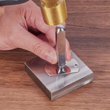 6mm Metal Stamp Punch Tool Aluminium Leather Symbol Punching Stamps Tools for Stamping 12 Patterns Set B