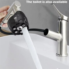 6-in-1 Pressure Washer Nozzle Multifunctional 1/4Inch Change-over Nozzle Quick Connect Pressure Jet Spray