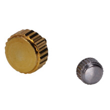 Waterproof Watch Crown Parts Replacement Assorted Gold & Silver Dome Flat Watch Accessories Repair Tool Kit for Watchmaker
