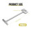 200Pcs Tile Leveling System for Tile Laying Reusable Steel Needles Flooring Replaceable Pin Tiling Construction Tools 7