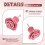 10 Pcs Ceramic Vintage Floral Rose Flower Door Knobs Handle Drawer Kitchen + Screws () 4