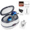 Degassing Function Ultrasonic Jewelry Cleaner Stainless Steel Tank Digital Timer Touch Controls Cleaning Solution Concentrate Multi-Purpose For Small 8