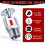 6 Pcs Fire Sprinkler  - Copper Chrome, 1/2" NPT 155(68C) Pendent Type Spray, K80 Fast Response Automatic 2
