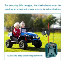 Externer Batterieadapter-Konverter für 14V/18V Batterie DIY Elektrowerkzeug Zubehör Kit Elektrische Verlängerung