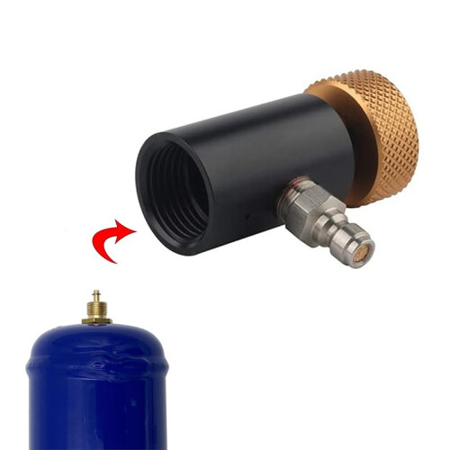 Tank Fill Station /Off Aadaptor M11 Thread Refill Adapter with 8mm Quick Plug for Nitrous Tank Charging 2
