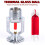 6 Pcs Fire Sprinkler  - Copper Chrome, 1/2" NPT 155(68C) Pendent Type Spray, K80 Fast Response Automatic 5