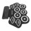 Beginner Drum Kit Electronic Drum Set with Roll-Up Drum Pad Built-In Stereo Speakers, Headphone Jack Adjustable Volume Recording Function Portable 6