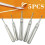 5Pcs U V Shaped Stitching Groover Skiving  Beveler Leather  Leather DIY Tool Kit 2