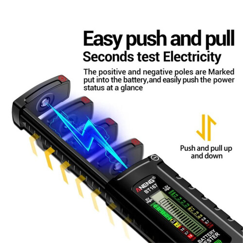 ANENG BT167 Battery Level Detector Multifunctional Quickly Measure Battery Level ABS Plastic Precise Measurements Tester Tools 2