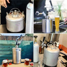 2 Pairs Cornelius Type Lock Keg Posts,Stainless Steel Poppets and Springs,Poppet Female Thread Gas + Liquid