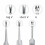 5Pcs U V Shaped Stitching Groover Skiving  Beveler Leather  Leather DIY Tool Kit 6