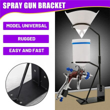 Feed Paint Holder Stand with Strainer, Silicone Funnel & 100  Paint Filters for Auto & Hobby Paint Prep