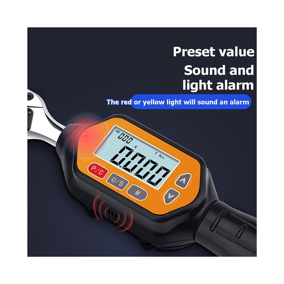 Digital Torque Wrench, 73.7 Ft.lbs/3-100 N.m, 1/2 In Drive With Buzzer & Led, 3Units Of Measure 4713193383497