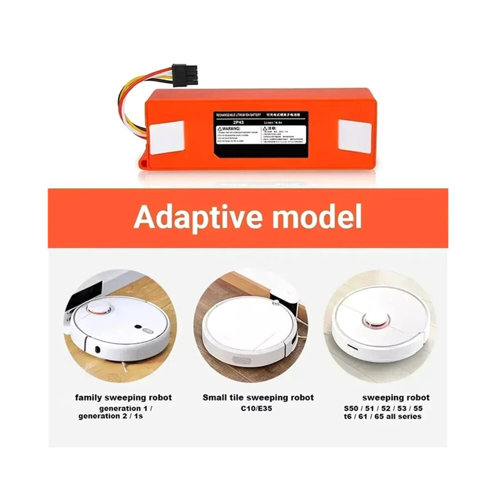 14.4V 12800Mah Replacement Battery For S55 S60 S65 S50 S51 S5 Max S6 Robot Vacuum Cleaner 6031233202378