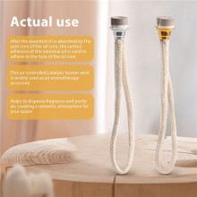 6 PièCes MèChe Catalytique Remplacement Lampe à Huile MèChe Remplacement MèChe Catalytique ContrôLe de L'Air Catalytique BrûLeur Lampes MèChe