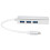 3Port USB Hub With Ethernet Adapter For USB-C Devices, Gigabit Network Speed And Avoid Wi-Fi Interference In One Compact Solution 3