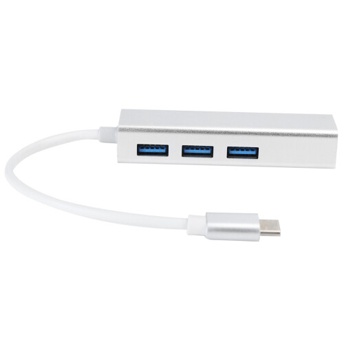3Port USB Hub With Ethernet Adapter For USB-C Devices, Gigabit Network Speed And Avoid Wi-Fi Interference In One Compact Solution 2
