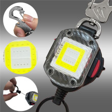 Multifunctional Outdoor Flashlight LED Retractable 81.5cm Cord Double Mode Bottle Opener for Emergencies Outdoor