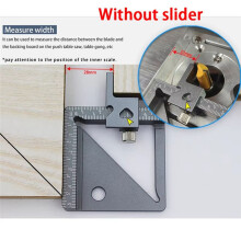 Height Gauge Depth Aluminum Alloy DIY Woodworking Tablesaw Height Measurement Tool