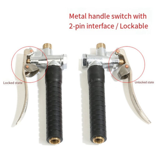 G1/4 Stainless Steel Sprayer Trigger  Handle with Non‑Slip Ergonomic Grip for Precise Spray Control