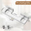 Replacement Piece Type 115 for Strike Plates, Adjustable Strike Plates Replacement Piece, 32 mm Screw Hole Spacing 5