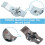24 Pcs Undermount Sink Clips Kit, Heavy Duty Installation Support for Sinks 6