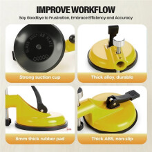 Adjustable Height Setter Countertop Leveling Tool, Pro Adjustment Kit with Suction Cups for Flooring Seam Repair