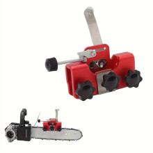 Chain Saw Sharpeners Portable Chainsaw Chain Sharpening Woodworking Grinding Stones Electric Chainsaw Grinder Tool Red