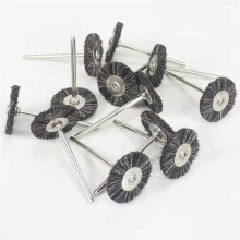 144Pcs 22mm  Polishing Wheel Brushes for Jade Jewelry Shank T-Shaped Brush Rotary Tools Jewelry Making Hand Tool B