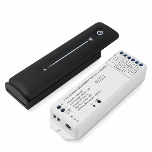 Dimmer LED PWM 12V 24V con Telecomando Wireless 2.4G per Strisce Luminose Monocolore A 2