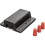 H Track 120V Floating Canopy Connector, Power From Junction Box 3-Wire H System Black Track Lighting Power Feed 3