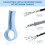 Ethernet Cable Untwist Tool - Efficient Wire Separator for CAT5/CAT5e/CAT6/CAT7, 6-Pack 3