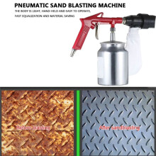 Handheld Pneumatic Sandblaster Sandblasting SprayGun with Nozzles Anti-Rust Sand Blasting Power Tools SandblastingGun