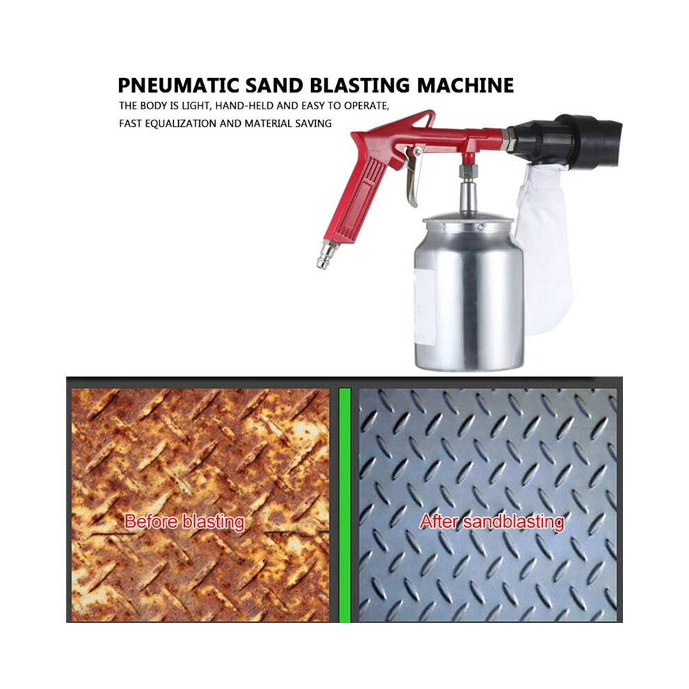 Photos - Educational Toy Handheld Pneumatic Sandblaster Sandblasting SprayGun with Nozzles Anti-Rust Sand Blasting Power Tools SandblastingGun