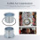 2pcs K-0650 Air Compressor Cylinder Sleeve and Compression Ring Kit, Cable Air Compressor Service Kits 6