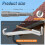 10Pcs 5 Inch Gutter Hangers with A Pre-Inserted Rust Screw,Quick Screw Gutter Clips Hidden Gutter Bracket Come 7