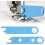 Sewing Machine Needle Threader Tool with Magnetic Back, Alignment Guide, and Built-in Ruler (2PCS) 2