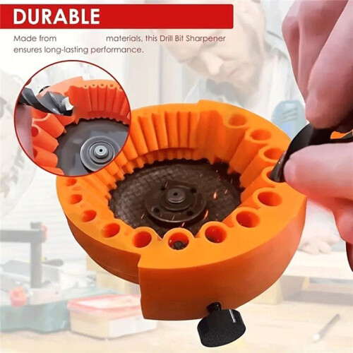 Multipurpose Drill Bit Grinding Sharpener Polishing Grinding Tool 118 Degree Angle Grinder Handheld Drill Sharpener 3PCS 2