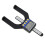 Electronic Digital Depth Gauge Height Depth Digital Display Woodworking Ruler Measuring Tool 0-80mm 8
