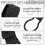 4 Pack Flashlight Ring Nylon Dual Snap Clip Flashlight Holder for Duty Belt Side Handle Carry Metal Ring Strap 3